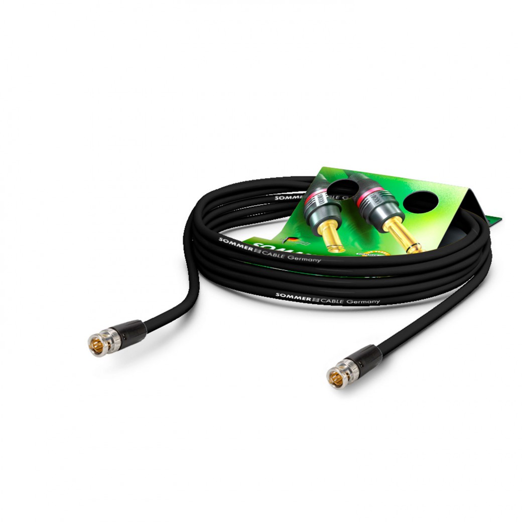 BNC HD-SDI Video Kabel SC-Vector 0.8/3.7 grün auf TrommelDamar & Hagen *NEU* 